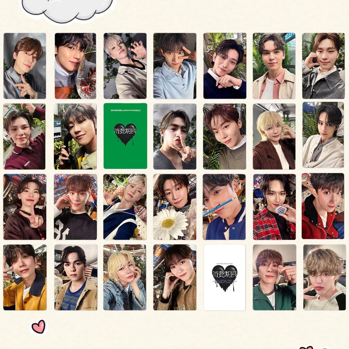 Seventeen Shohikigen Carat Photocard - Kpop Merchandise View 1