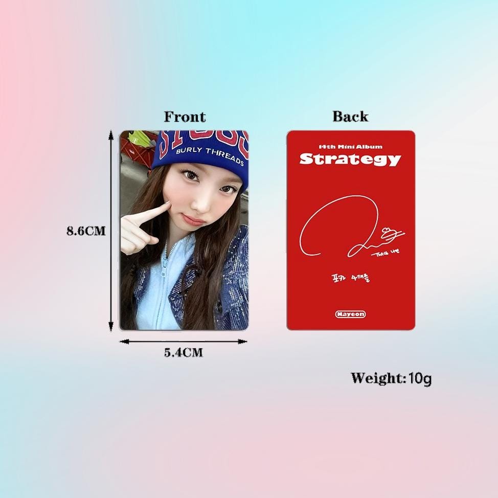 Twice Strategy Photocard - Kpop Merchandise View 7