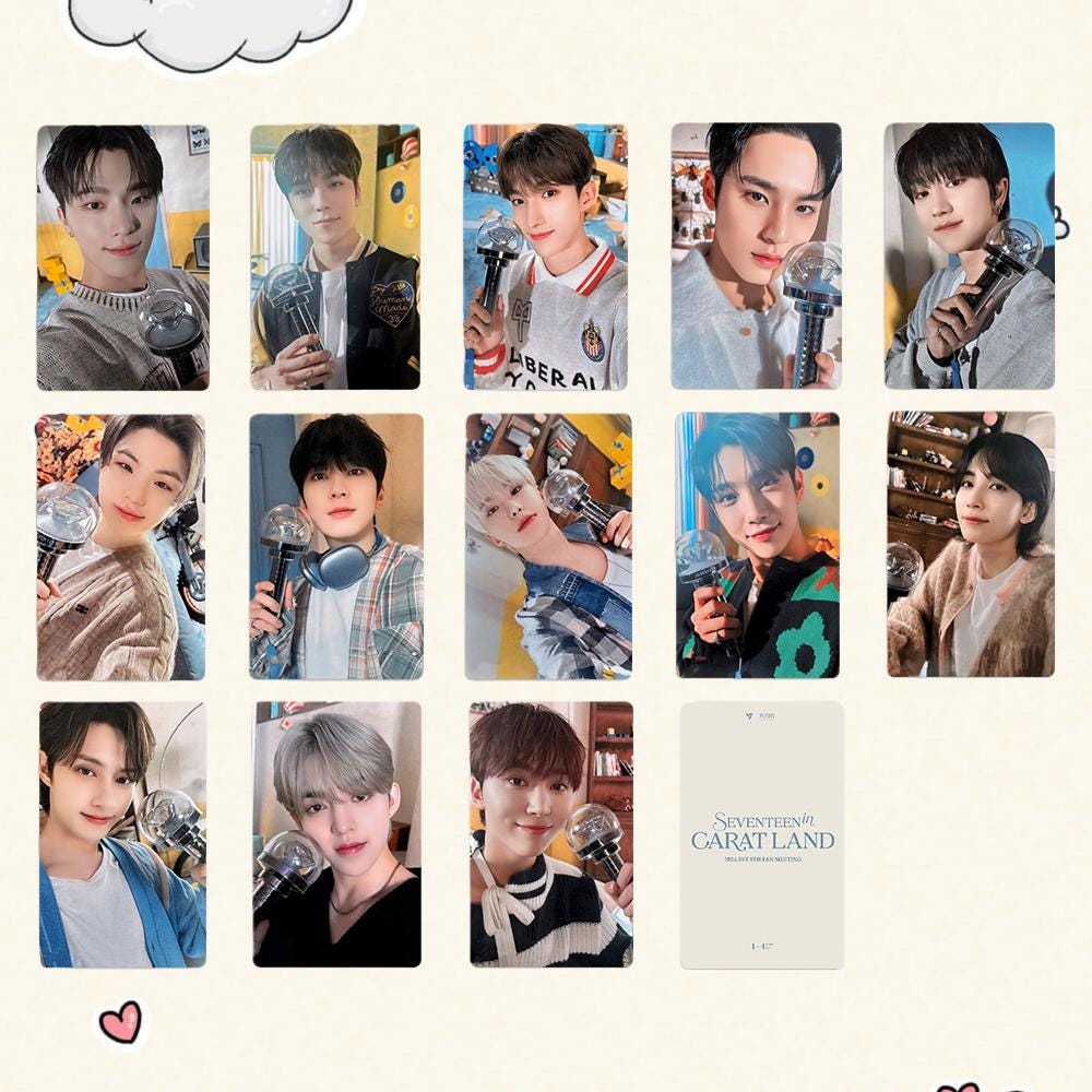 Seventeen 2024 Caratland Photocard - Kpop Merchandise View 1
