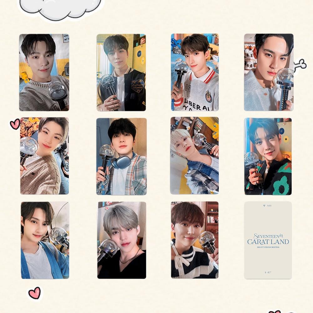 Seventeen 2024 Caratland Photocard - Kpop Merchandise View 2