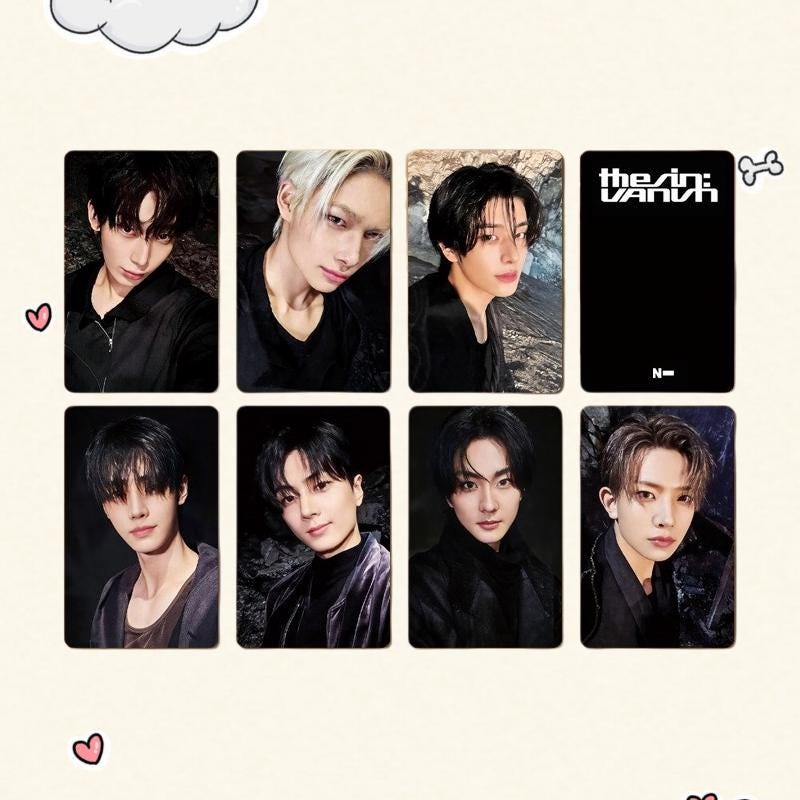 Enhypen THE SIN VANISH Potocards Photocard Set - Kpop Merchandise View 6