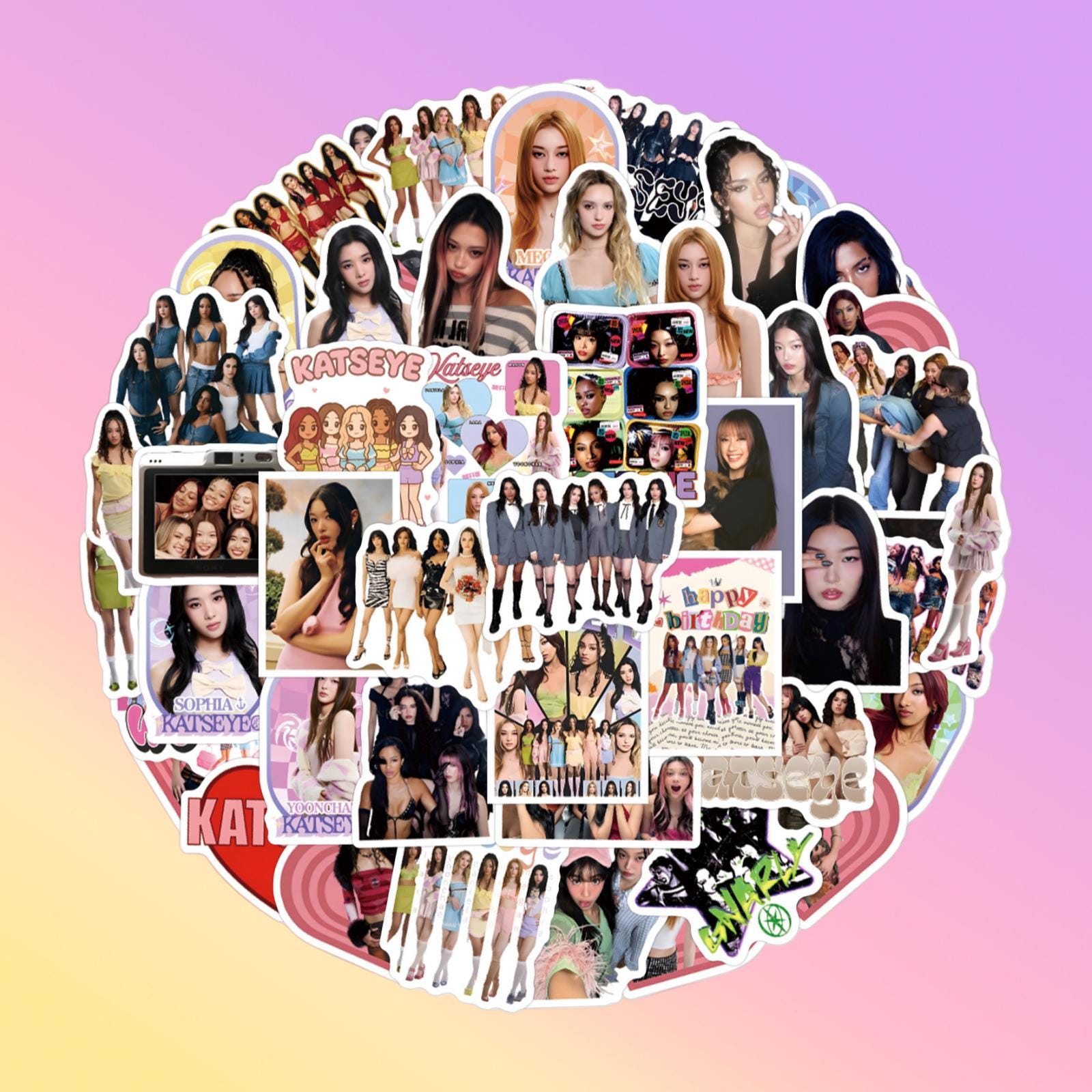 Katseye Sticker - Kpop Merchandise View 1