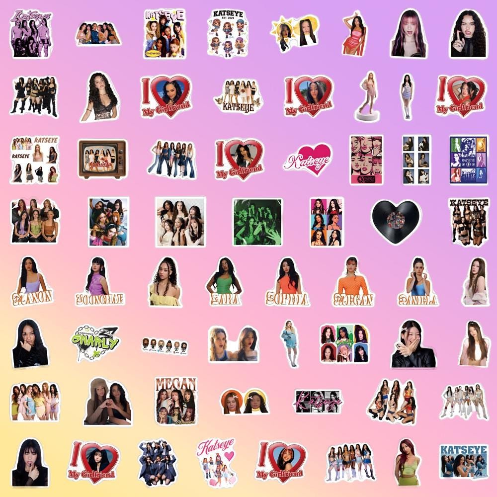 Katseye Sticker - Kpop Merchandise View 2