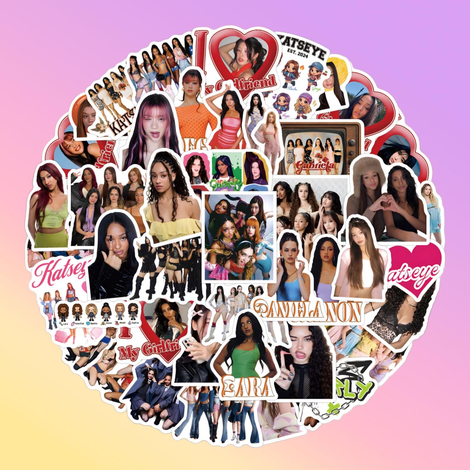 Katseye Sticker - Kpop Merchandise View 3