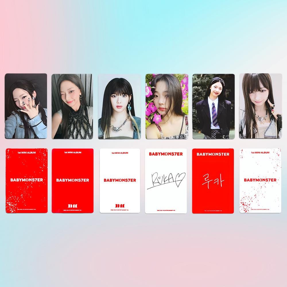 Babymonster Babymons7er Photocard Photocard Set - Kpop Merchandise View 1