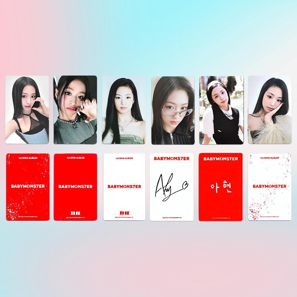 Babymonster Babymons7er Photocard Photocard Set - Kpop Merchandise View 4
