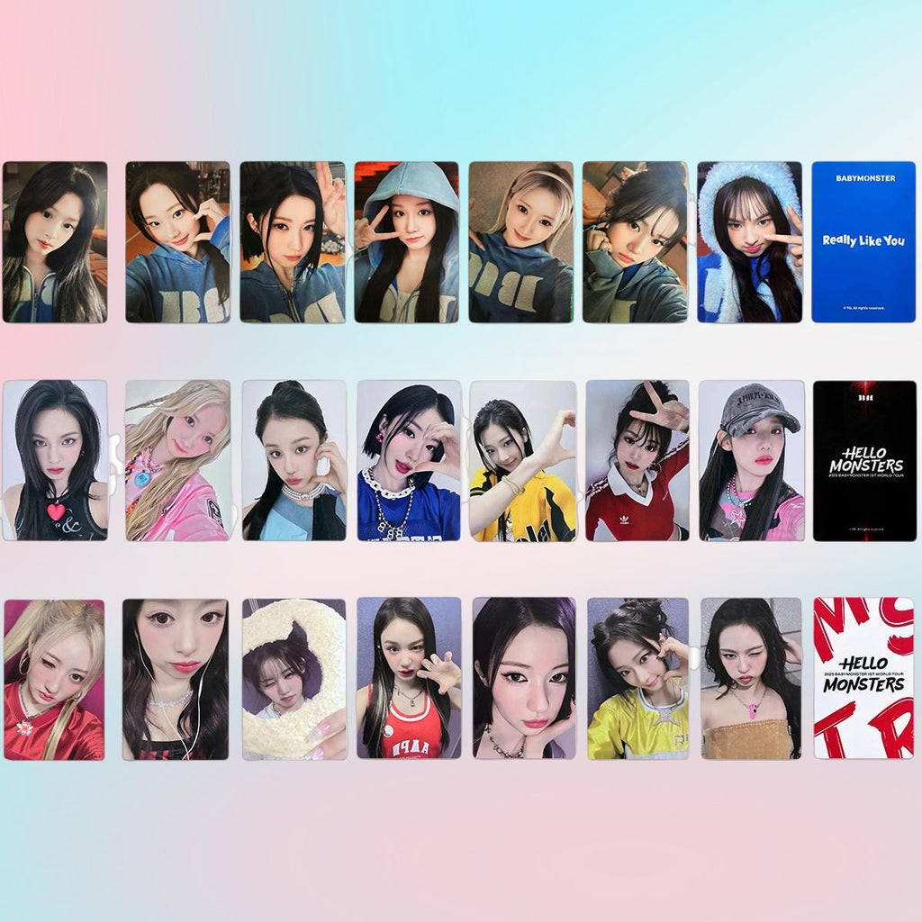 Babymonster Hello Monster Photocard Photocard Set - Kpop Merchandise View 1