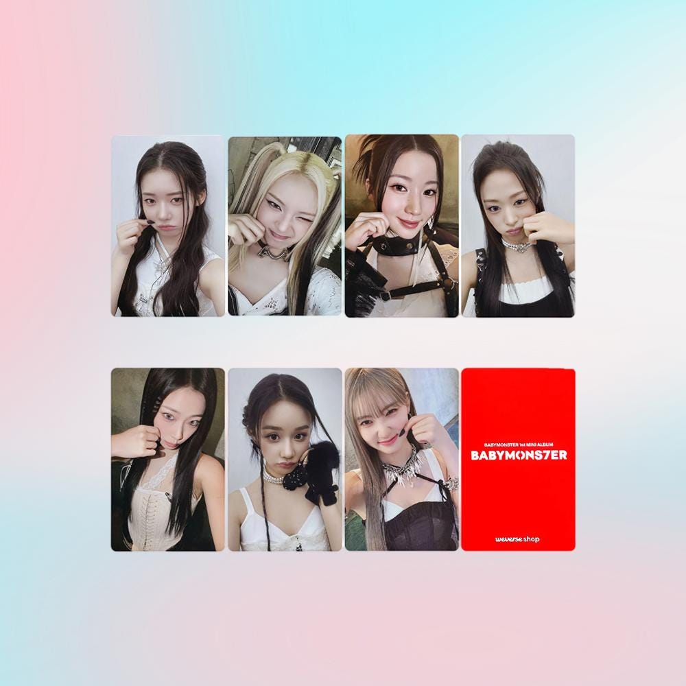 Babymonster Babymons7er Photocard Photocard Set - Kpop Merchandise View 4