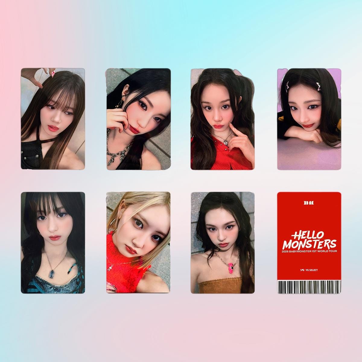 Babymonster Photocard Photocard Set - Kpop Merchandise View 2