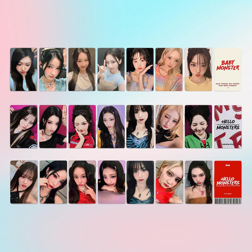 Babymonster Photocard Photocard Set - Kpop Merchandise View 1