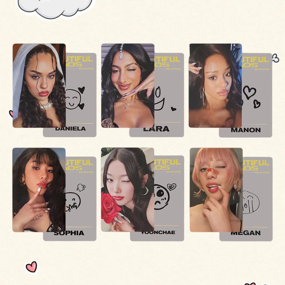 Katseye Beautiful Chaos Photocard - Kpop Merchandise View 6