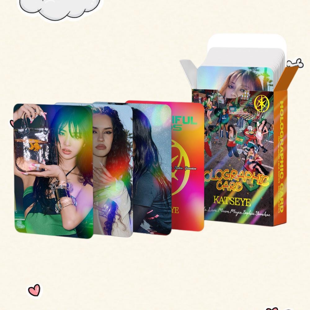 KATSEYE Gabriela Laser Photocard - Kpop Merchandise View 6
