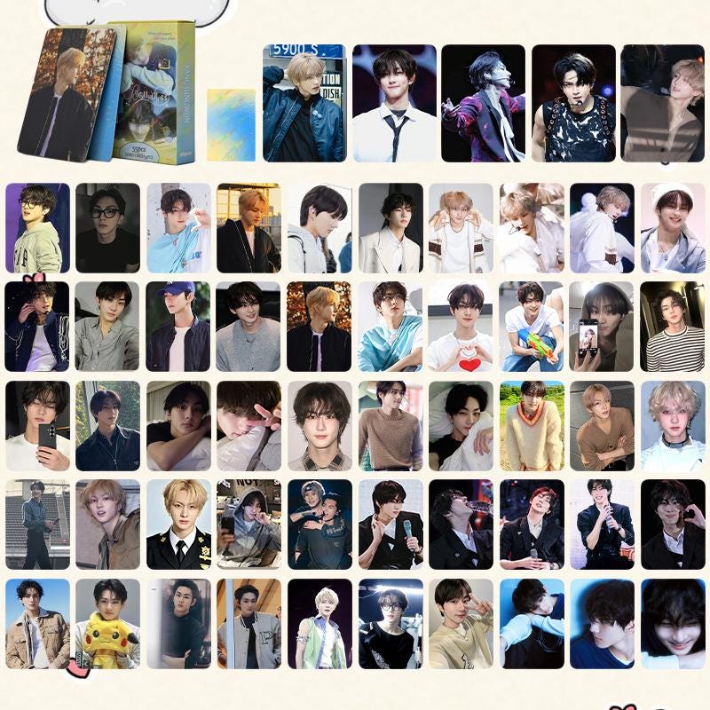 Enhypen ROMANCE UNTOLD Potocards 55PCS, Jungwon Lase... - Kpop Merchandise View 2