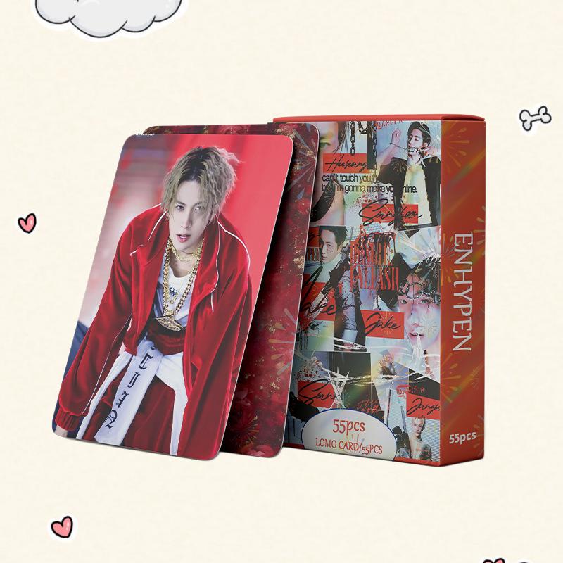 Enhypen DESIRE UNLEASH Potocards 55PCS, Laser Lomo Card - Kpop Merchandise View 1