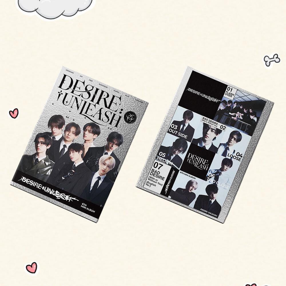 Enhypen DESIRE UNLEASH Potocards 55PCS Photocard Set - Kpop Merchandise View 4
