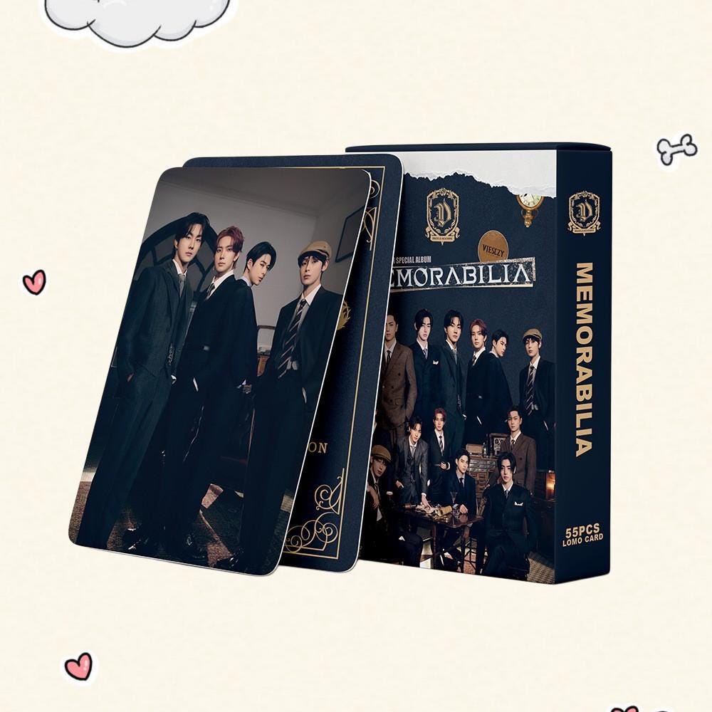 Enhypen MEMORABILIA Potocards 55PCS, Laser Lomo Card - Kpop Merchandise View 1