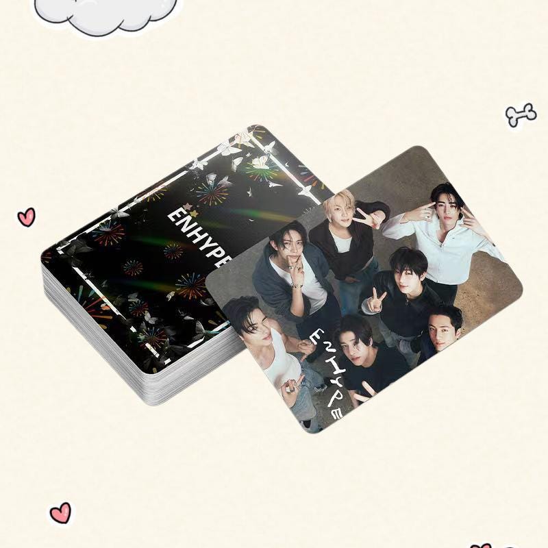 Enhypen UNSEEN Potocards 55PCS, Laser Lomo Card - Kpop Merchandise View 6