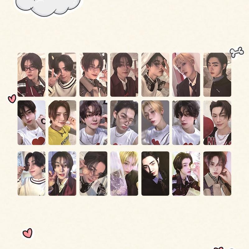 Enhypen ROMANCE UNTOLD Potocards Photocard Set - Kpop Merchandise View 1