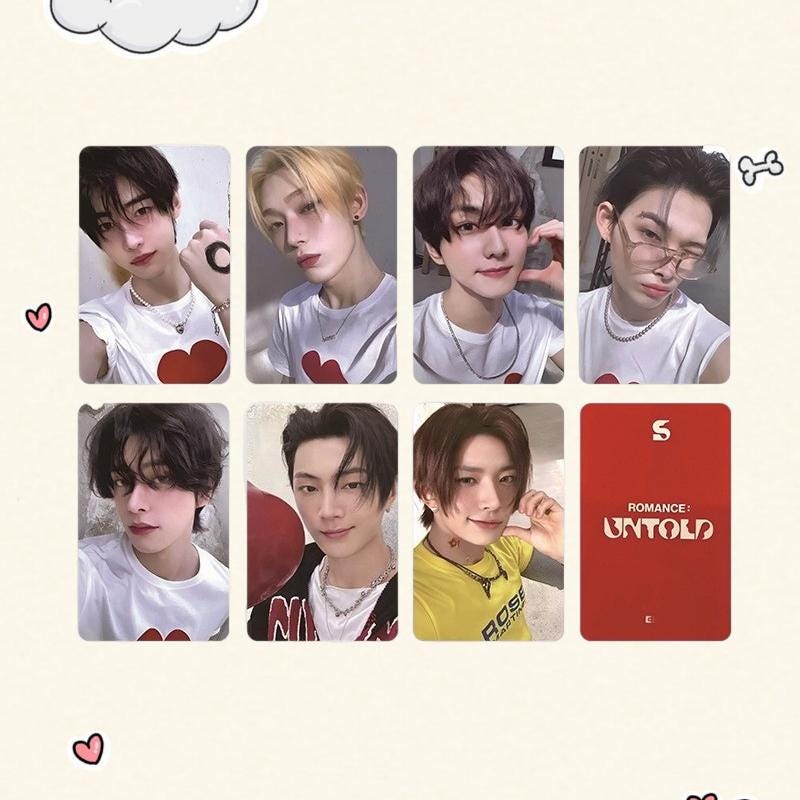 Enhypen ROMANCE UNTOLD Potocards Photocard Set - Kpop Merchandise View 3