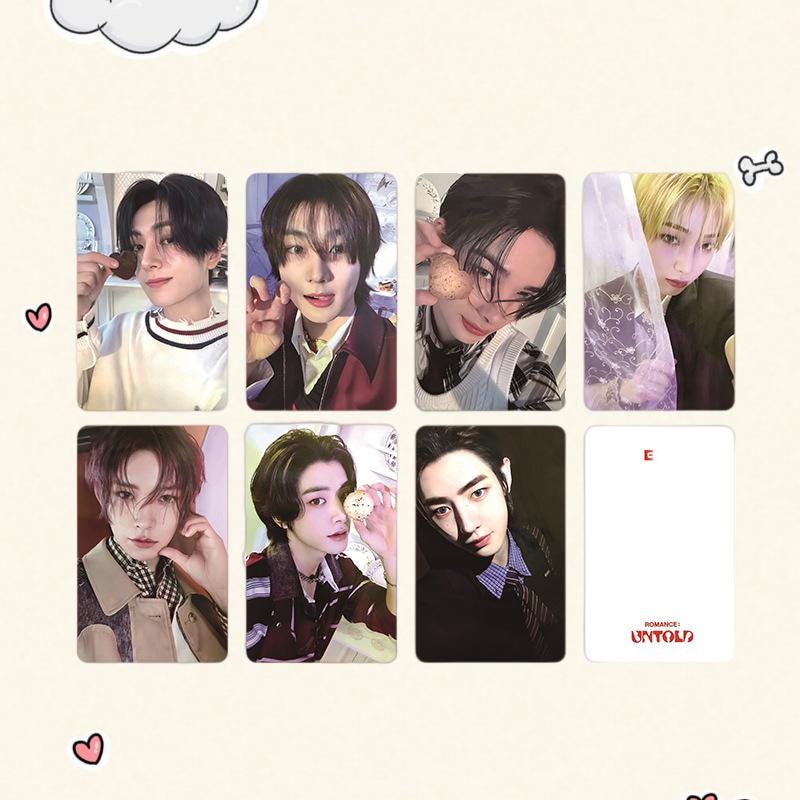 Enhypen ROMANCE UNTOLD Potocards Photocard Set - Kpop Merchandise View 4