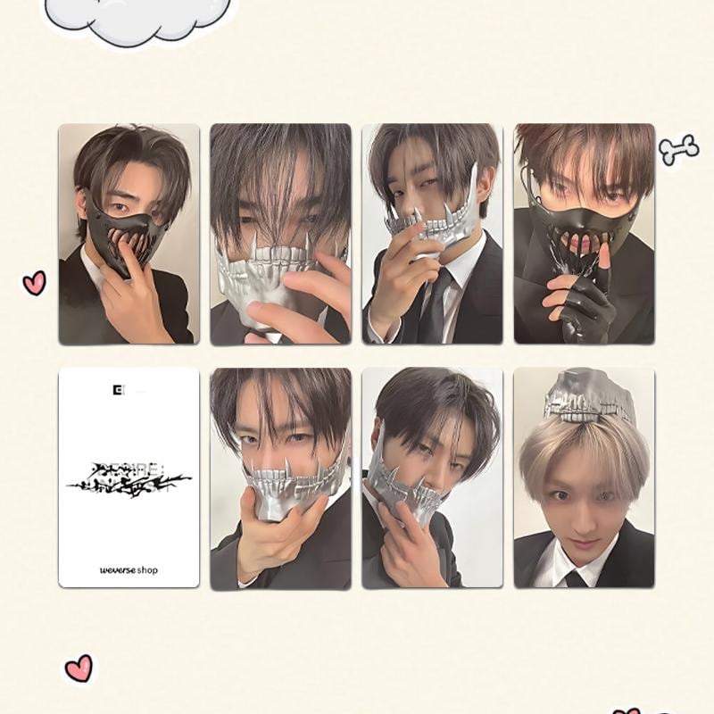 Enhypen DESIRE：UNLEASH Potocards 7PCS Photocard Set - Kpop Merchandise View 3