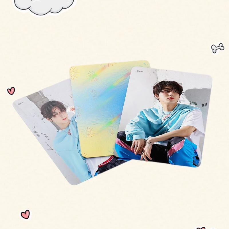 Enhypen ROMANCE UNTOLD Potocards 55PCS, Jungwon Lase... - Kpop Merchandise View 9