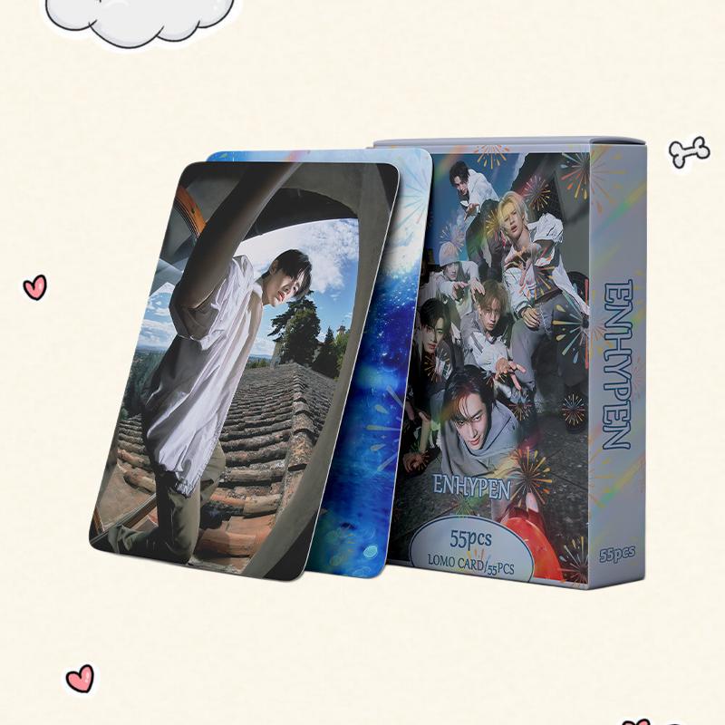 Enhypen THE SIN VANISH Potocards 55PCS, Laser Lomo Cards,... - Kpop Merchandise View 1
