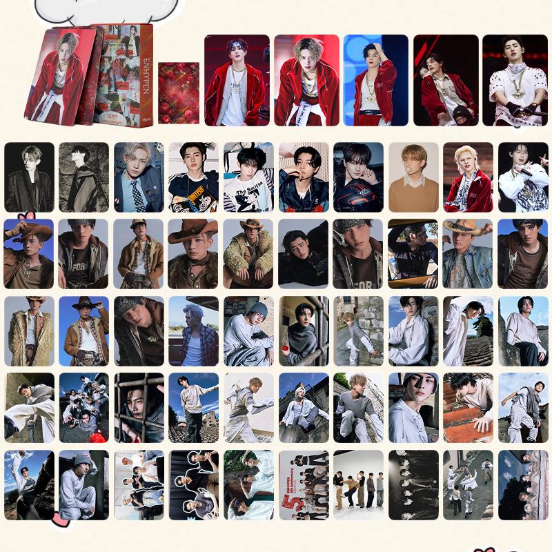 Enhypen DESIRE UNLEASH Potocards 55PCS, Laser Lomo Card - Kpop Merchandise View 2