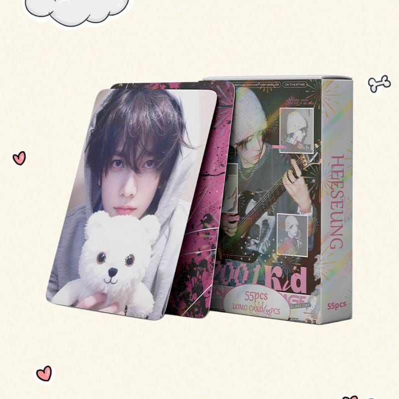 Enhypen DESIRE UNLEASH Potocards 55PCS, Laser Lomo Card - Kpop Merchandise View 1