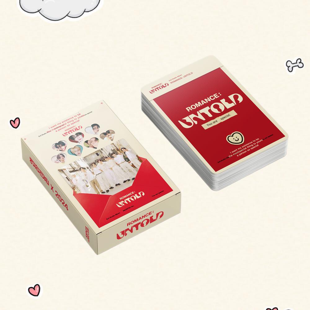 Enhypen ROMANCE UNTOLD Potocards 55PCS, Laser Lomo Card - Kpop Merchandise View 6