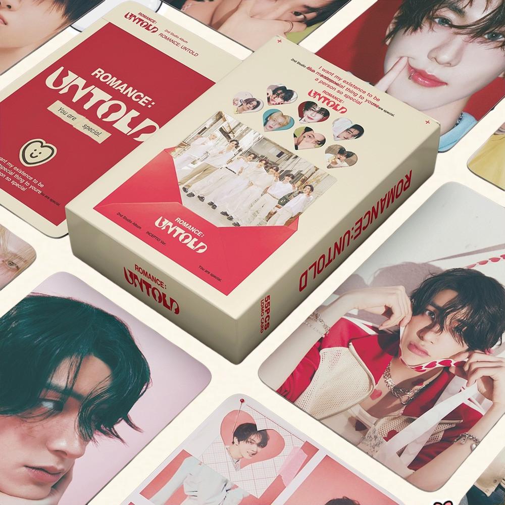 Enhypen ROMANCE UNTOLD Potocards 55PCS, Laser Lomo Card - Kpop Merchandise View 3