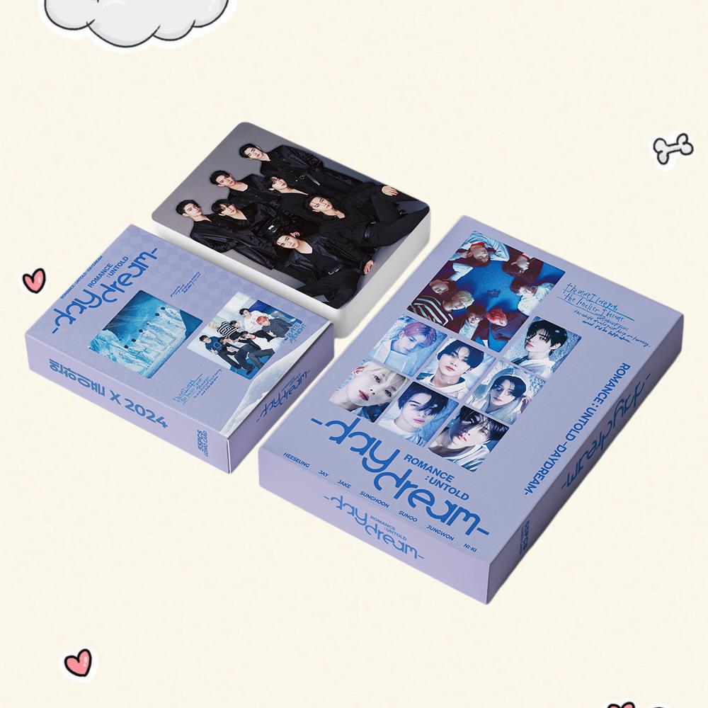 Enhypen ROMANCE UNTOLD Potocards 55PCS, Laser Lomo Card - Kpop Merchandise View 4