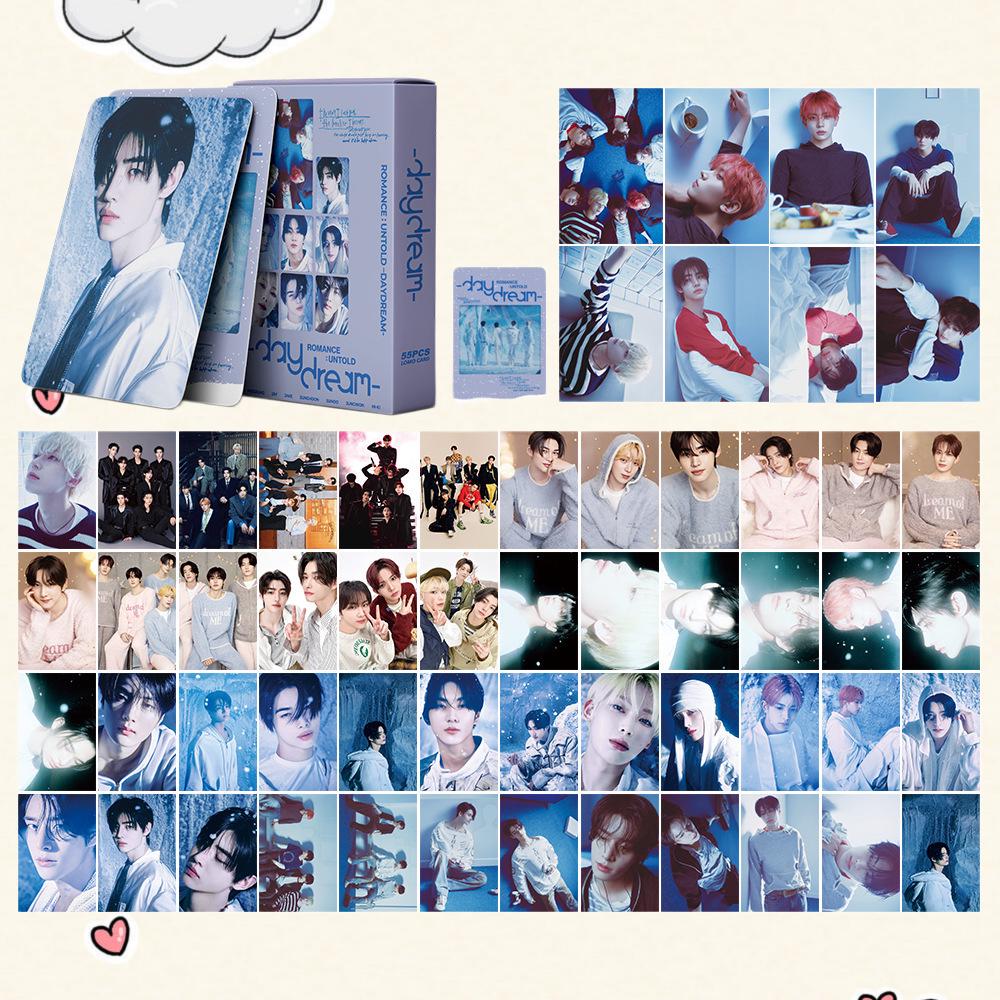 Enhypen ROMANCE UNTOLD Potocards 55PCS, Laser Lomo Card - Kpop Merchandise View 2