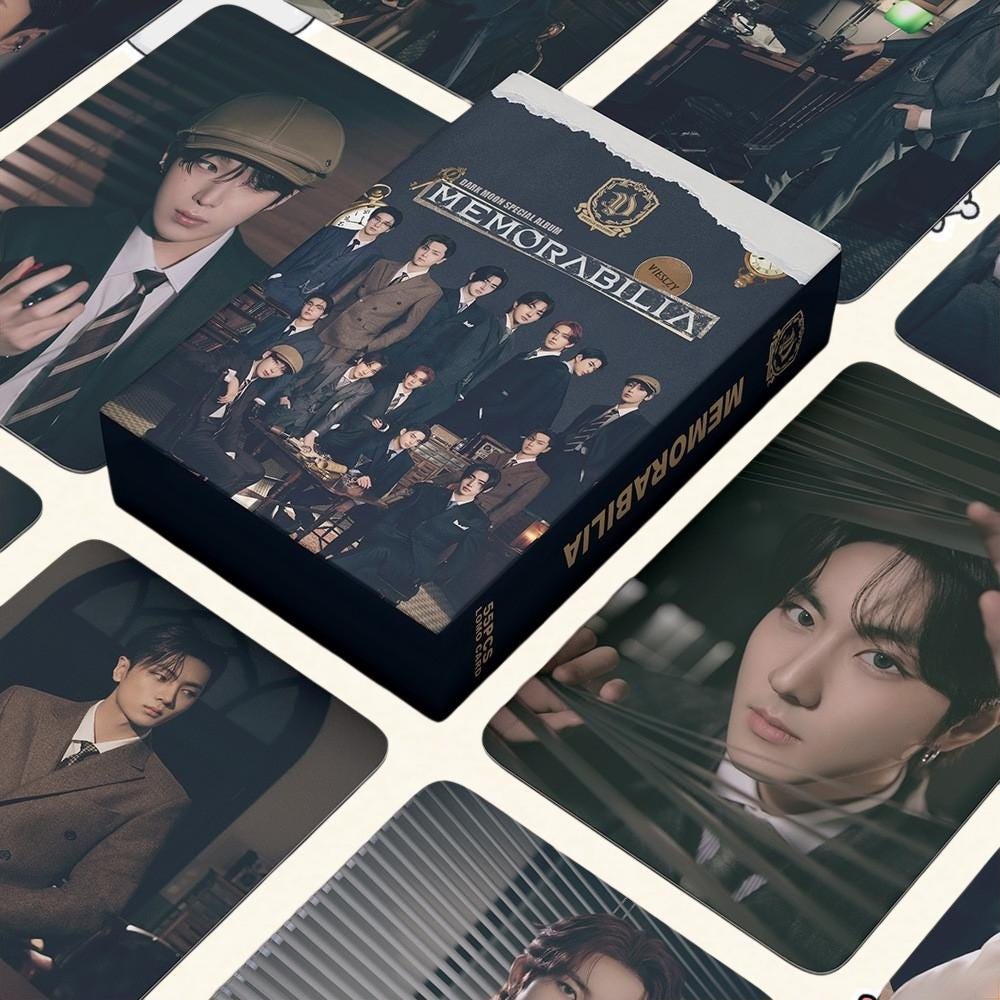 Enhypen MEMORABILIA Potocards 55PCS, Laser Lomo Card - Kpop Merchandise View 3