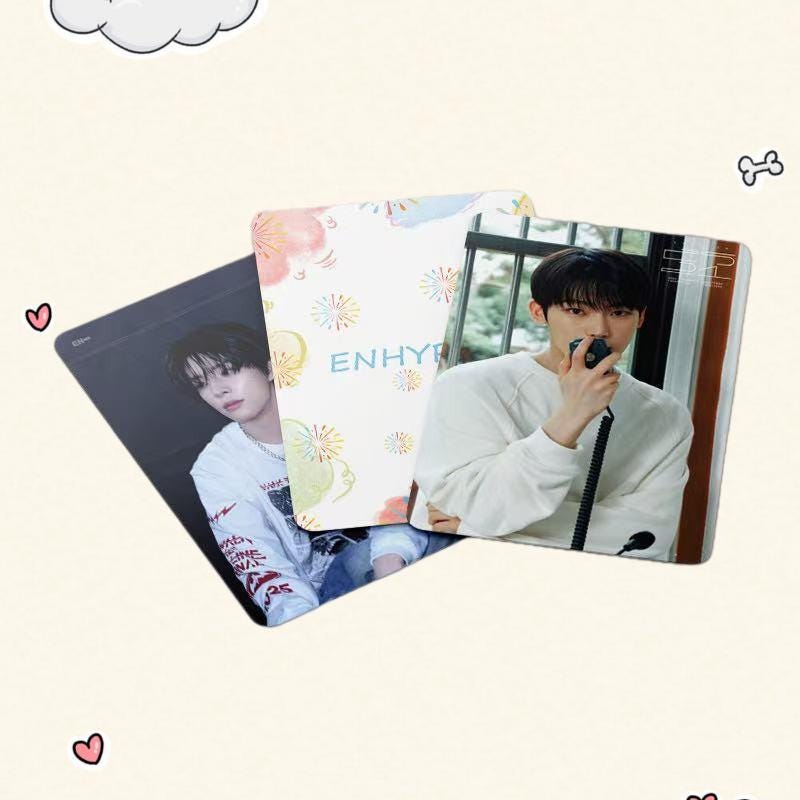 Enhypen HAPPY 4TH ANNIVERSARY Potocards 55PCS, Laser... - Kpop Merchandise View 5
