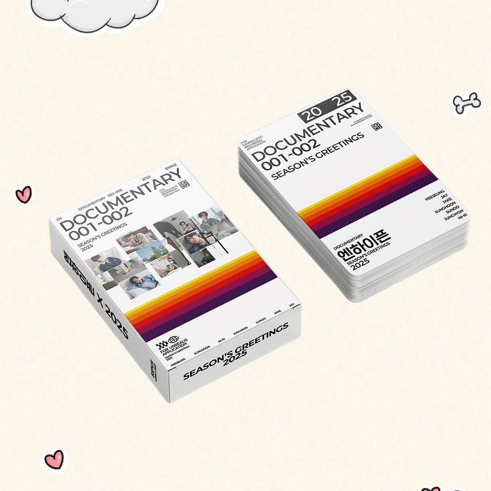 Enhypen 2025 SEASON'S GREETINGS Potocards 55PCS, Las... - Kpop Merchandise View 7