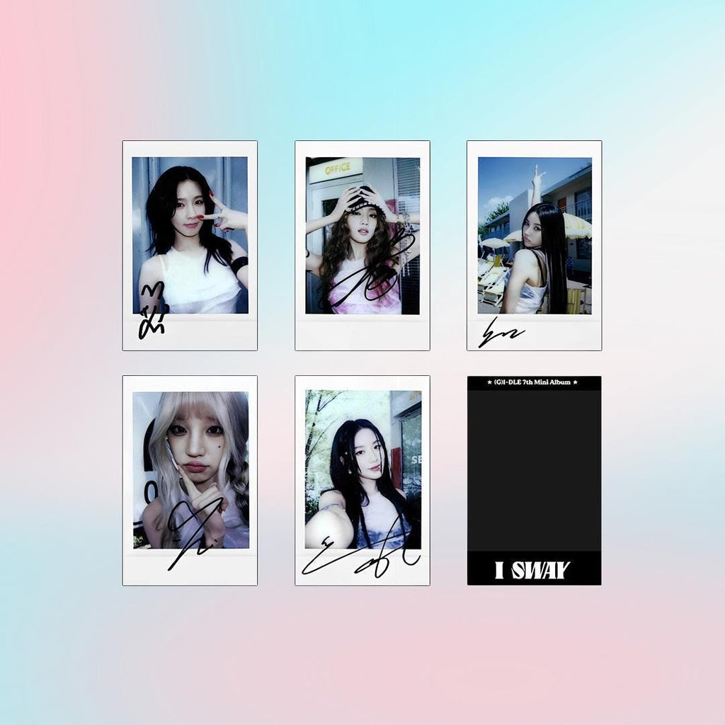 GIDLE I SWAY Photocard 5 PCS Photocard Set - Kpop Merchandise View 2