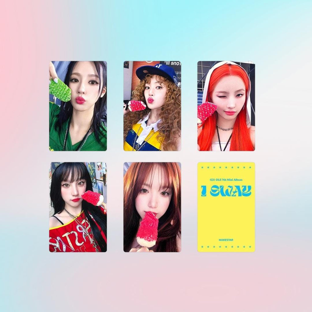 GIDLE I SWAY Photocard 5 PCS Photocard Set - Kpop Merchandise View 7