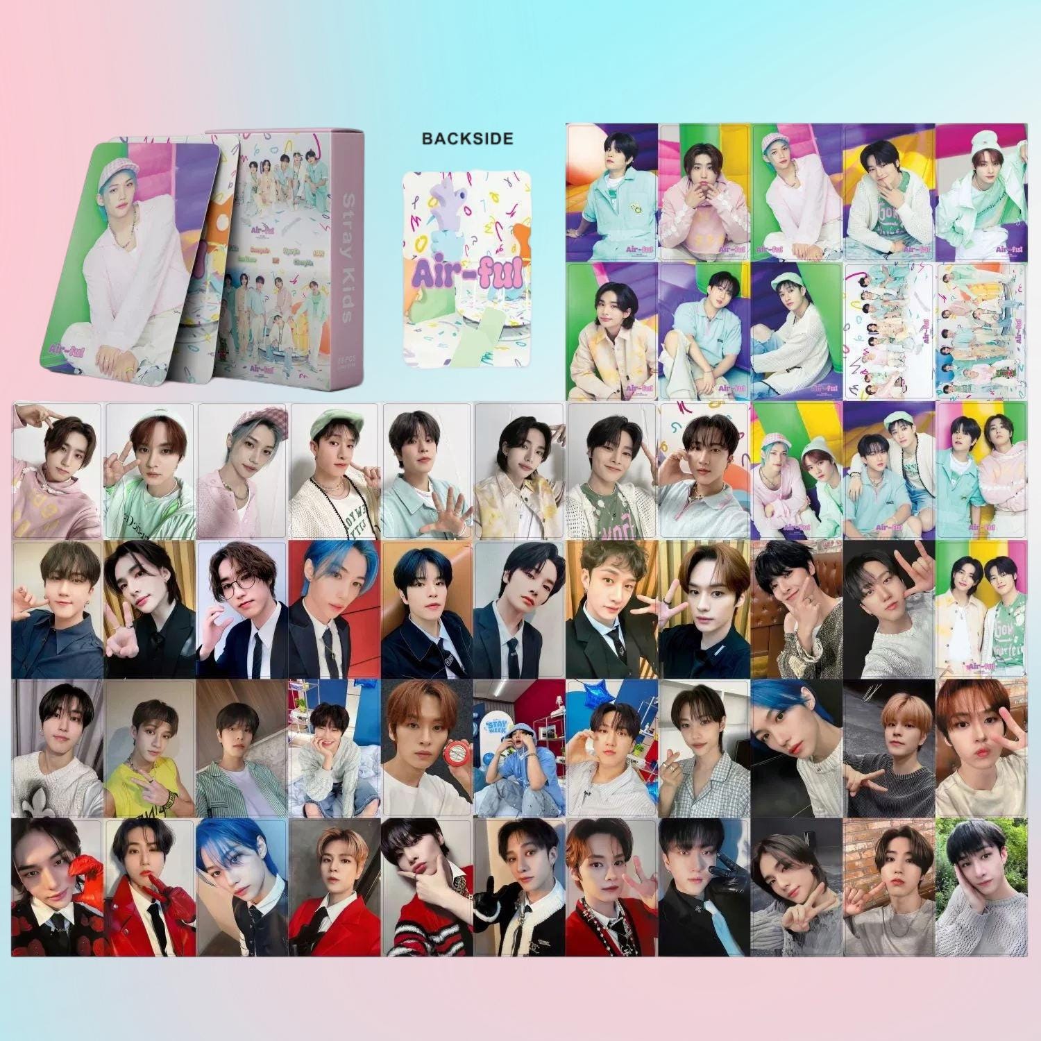 Stray Kids Photocard Set 55PCS Photocard Set - Kpop Merchandise View 7