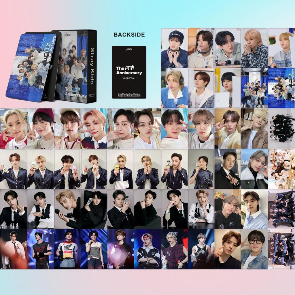 Stray Kids Photocard Set 55PCS Photocard Set - Kpop Merchandise View 4