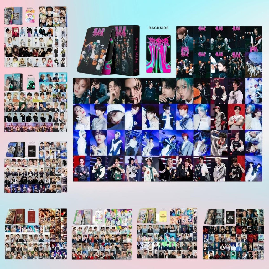 Stray Kids Photocard Set 55PCS Photocard Set - Kpop Merchandise View 1