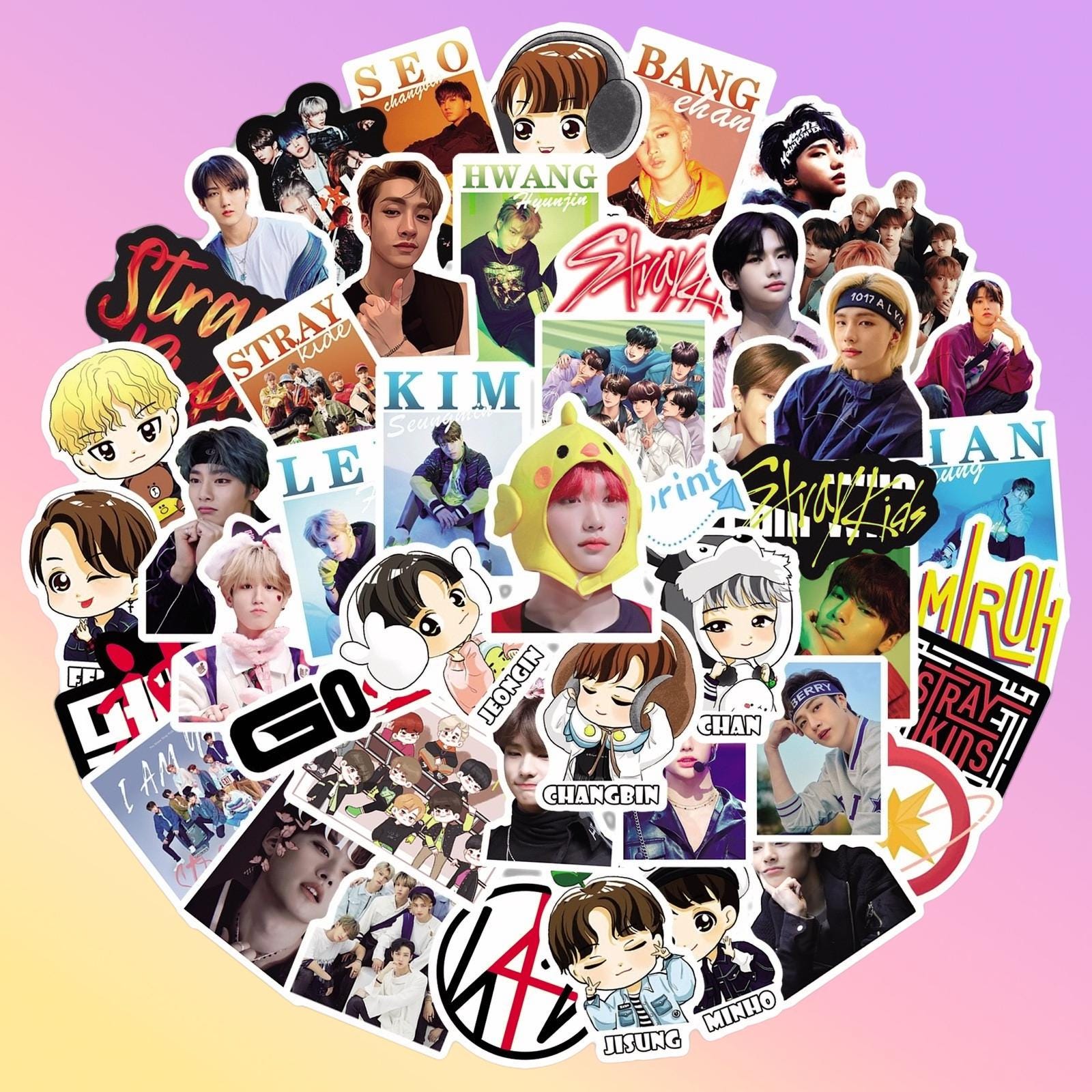 Stray Kids Sticker - Kpop Merchandise View 1