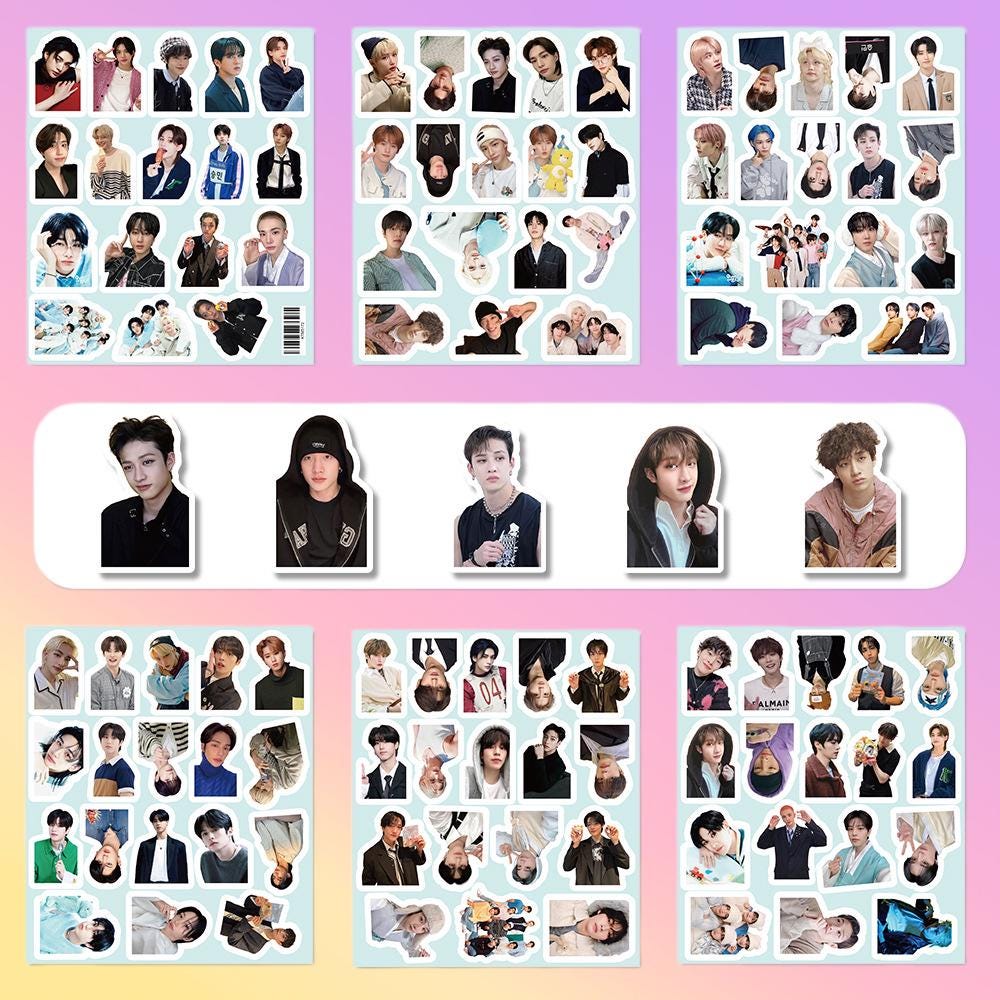 Kpoop Boys Group Sticker - Kpop Merchandise View 6
