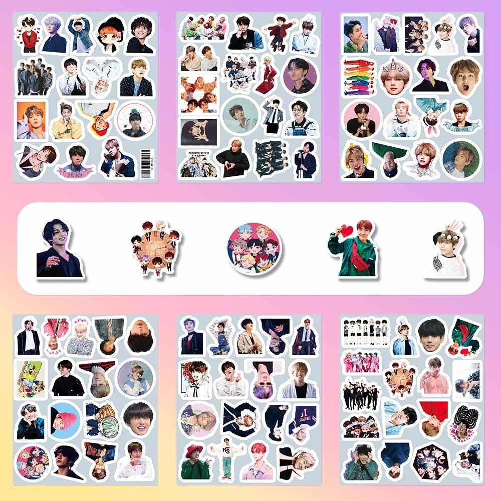 Kpoop Boys Group Sticker - Kpop Merchandise View 8