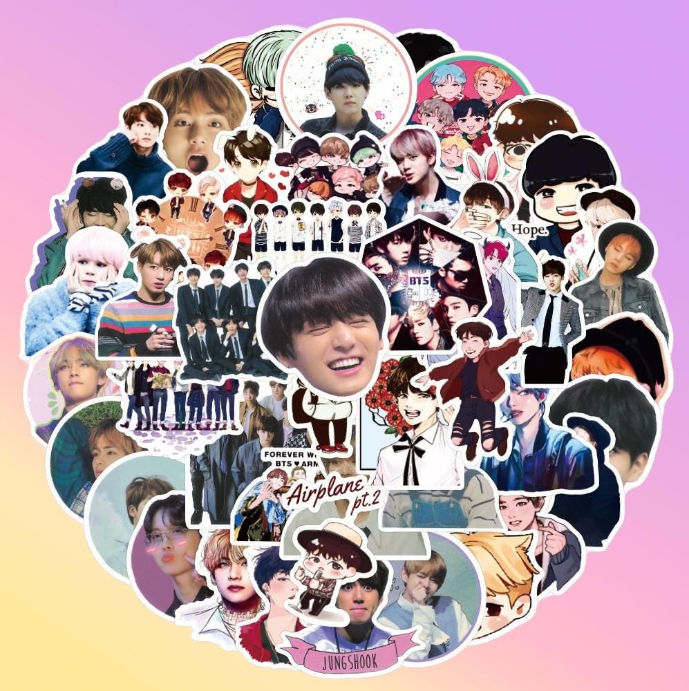 BTS Sticker - Kpop Merchandise View 3