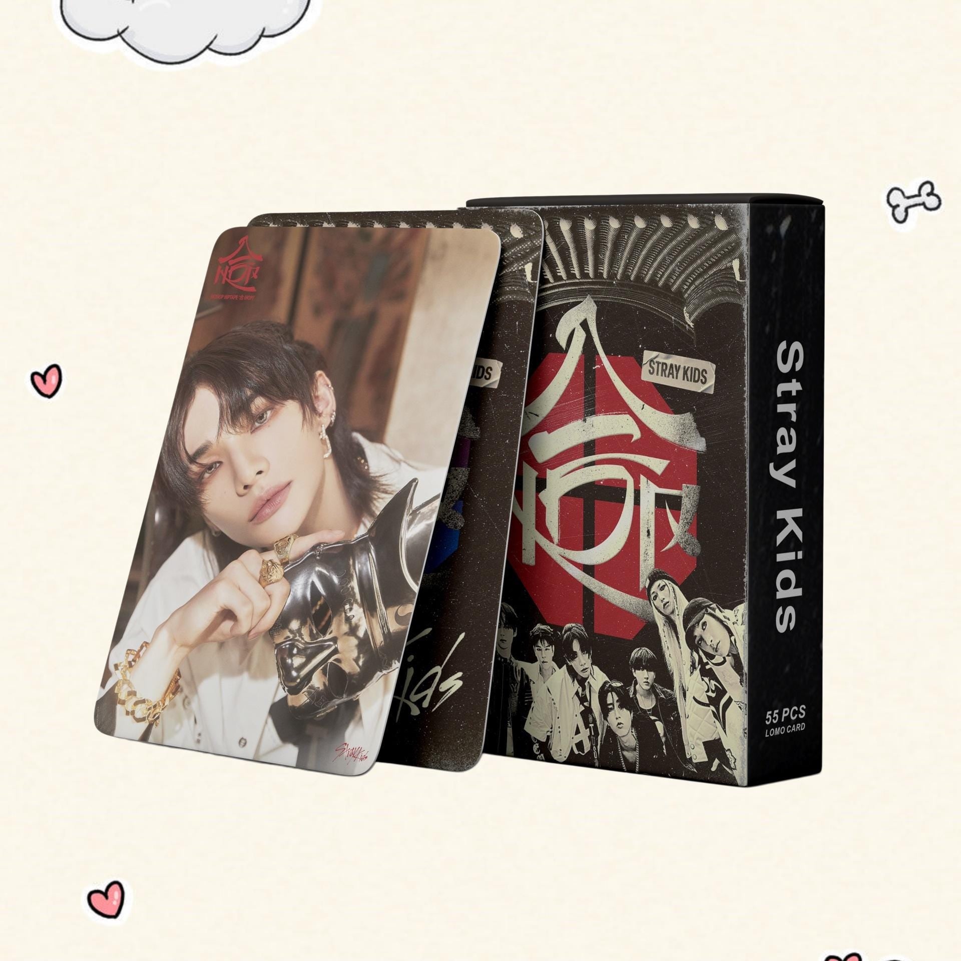 Stray Kids Photocard 55PCS Photocard Set - Kpop Merchandise View 1