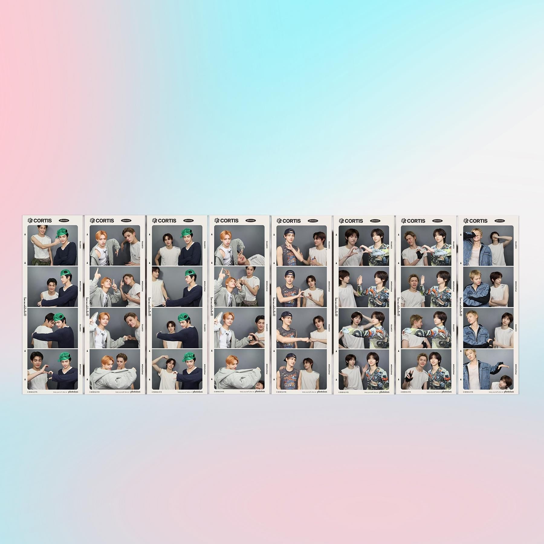 CORTIS Four-grid Bookmark Card Photocard - Kpop Merchandise View 2
