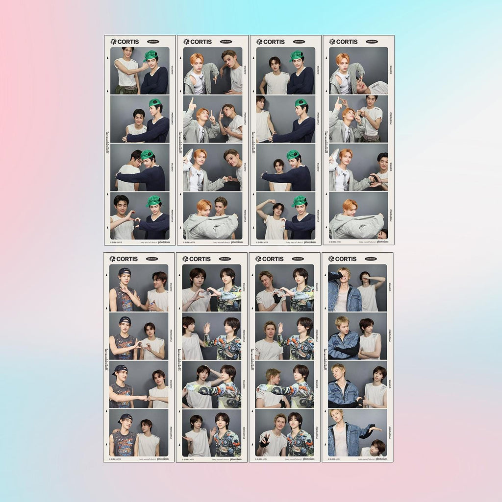 CORTIS Four-grid Bookmark Card Photocard - Kpop Merchandise View 1