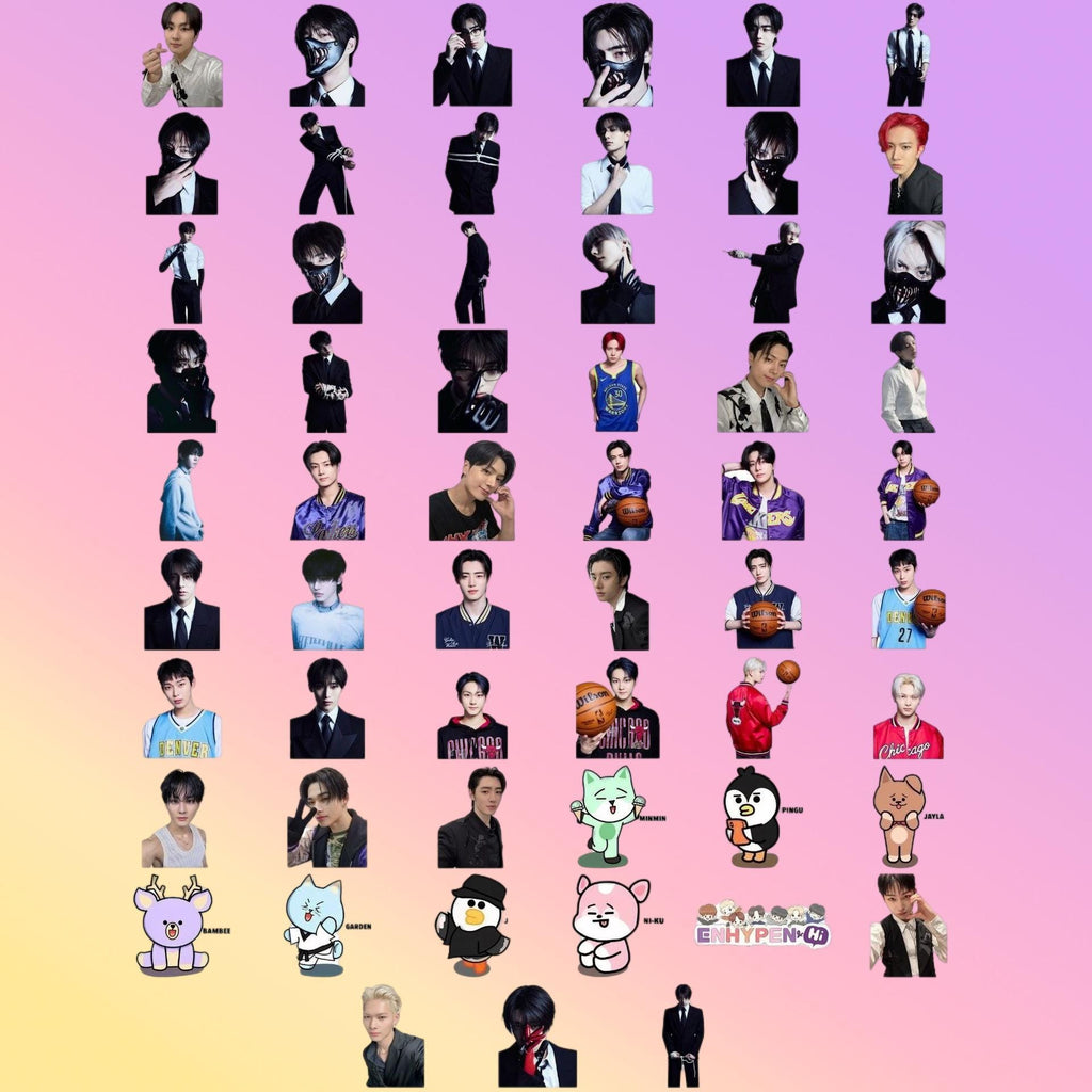 ENhypen DESIRE UNLEASH Sticker - Kpop Merchandise View 4
