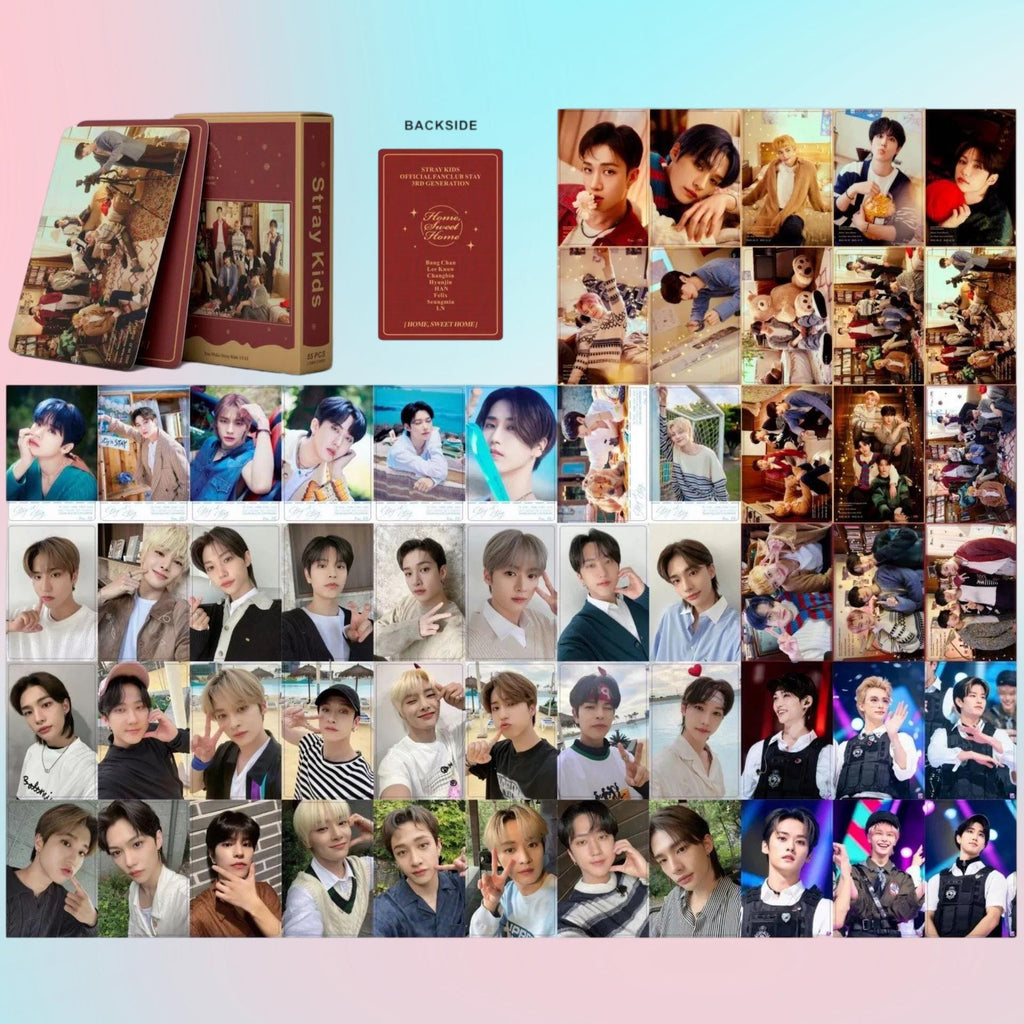 Stray Kids Photocard Set 55PCS Photocard Set - Kpop Merchandise View 5